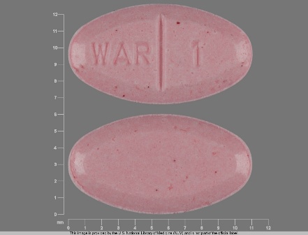 WAR 1: (68382-052) Warfarin Sodium 1 mg Oral Tablet by Physicians Total Care, Inc.
