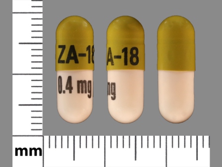 ZA 18 0 4mg: (68382-132) Tamsulosin Hydrochloride 0.4 mg Modified Release Oral Capsule by Zydus Pharmaceuticals (Usa) Inc.