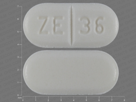 ZE 36: (68382-180) Buspirone Hydrochloride 5 mg Oral Tablet by Remedyrepack Inc.