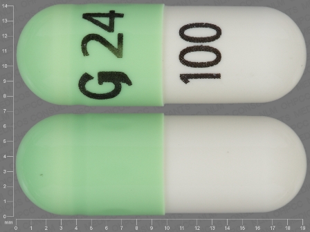 G24 100: (68462-130) Zonisamide 100 mg Oral Capsule by Bryant Ranch Prepack