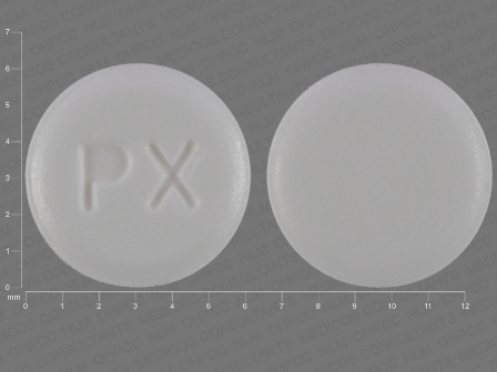 PX plain: (68462-330) Pramipexole Dihydrochloride 0.125 mg (Pramipexole 0.088 mg) Oral Tablet by Glenmark Generics Inc., USA