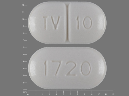 TV 10 1720: (71335-0840) Warfarin Sodium 10 mg Oral Tablet by Bryant Ranch Prepack