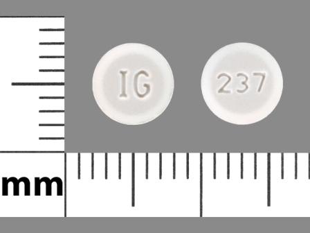 237 IG: (76282-237) Amlodipine (As Amlodipine Besylate) 2.5 mg Oral Tablet by Exelan Pharmaceuticals, Inc.