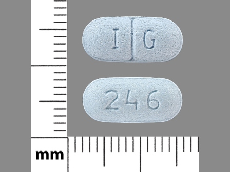 IG 246: (76282-246) Levetiracetam 250 mg Oral Tablet by Exelan Pharmaceuticals, Inc.