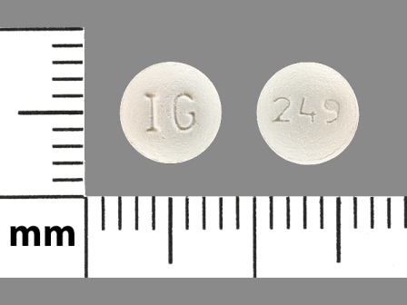 IG 249: (76282-249) Escitalopram (As Escitalopram Oxalate) 5 mg Oral Tablet by Exelan Pharmaceuticals Inc.