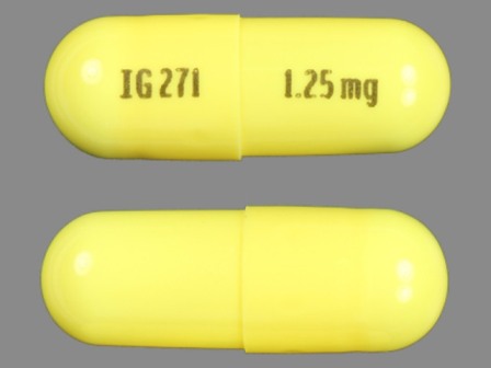 IG271 1 25: (76282-271) Ramipril 1.25 mg Oral Capsule by Exelan Pharmaceuticals, Inc.