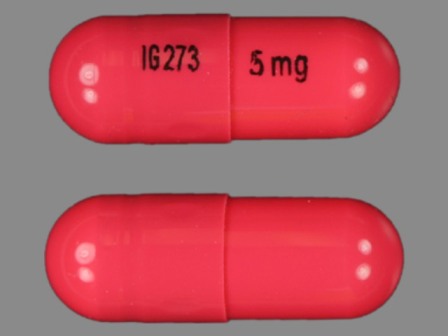 IG273 5: (76282-273) Ramipril 5 mg Oral Capsule by Avkare, Inc.