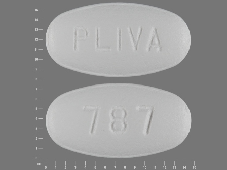 PLIVA 787: (76420-006) Azithromycin 250 mg Oral Tablet, Film Coated by Asclemed USA, Inc.